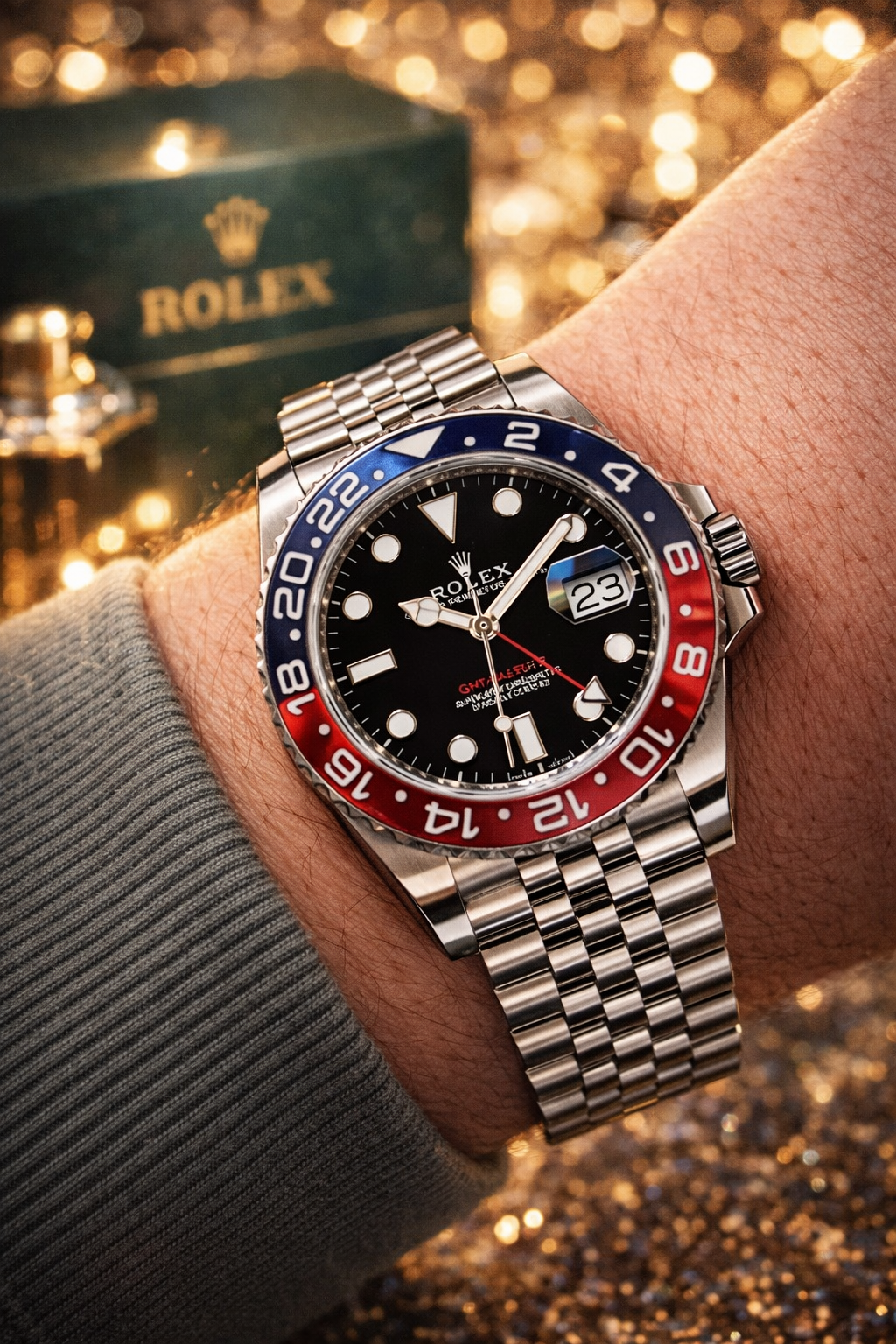 GMT-Master II “Pepsi” style Blue Red Bezel