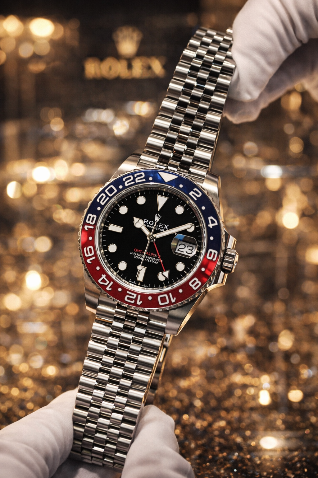 GMT-Master II “Pepsi” style Blue Red Bezel