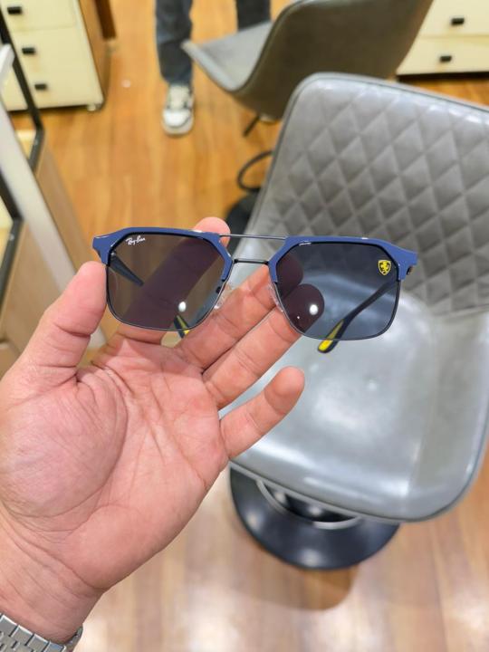 rayban 04 blue yellow