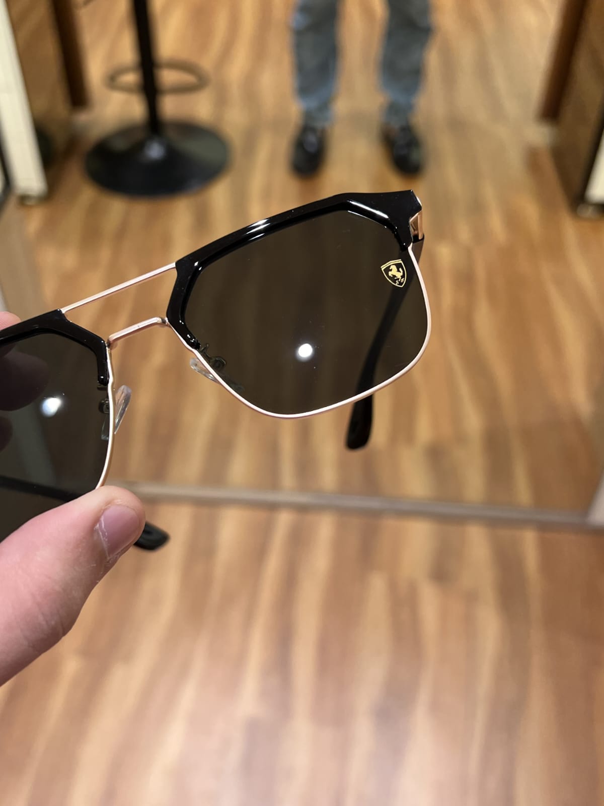 Rayban 04 gold green