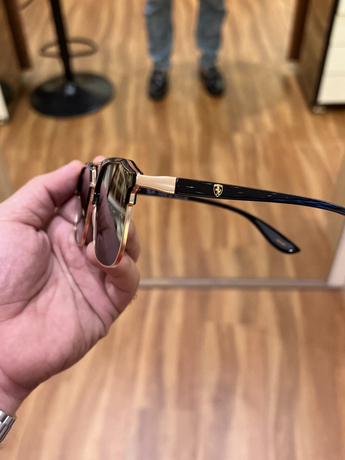 Rayban 04 gold green